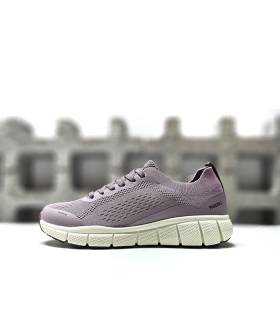 perfil lateral zapatillas deportivas mujer rosa palo