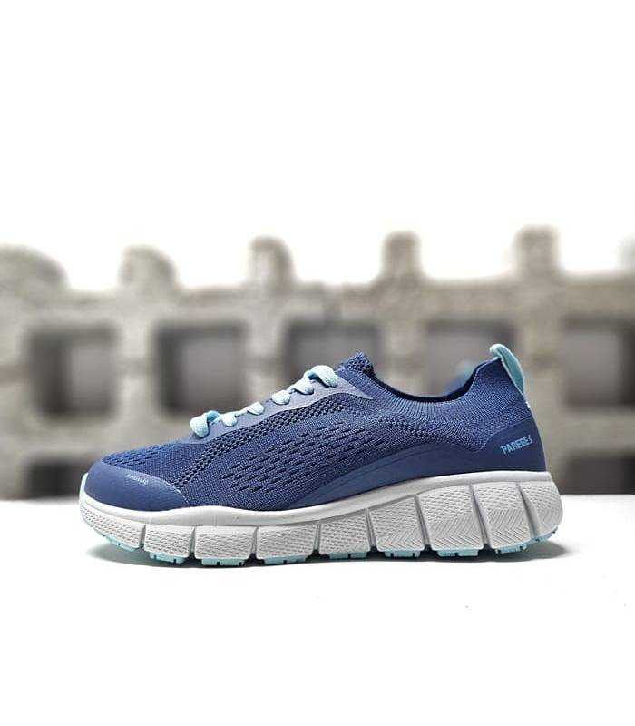 perfil lateral zapatillas deportivas mujer Criptana azul