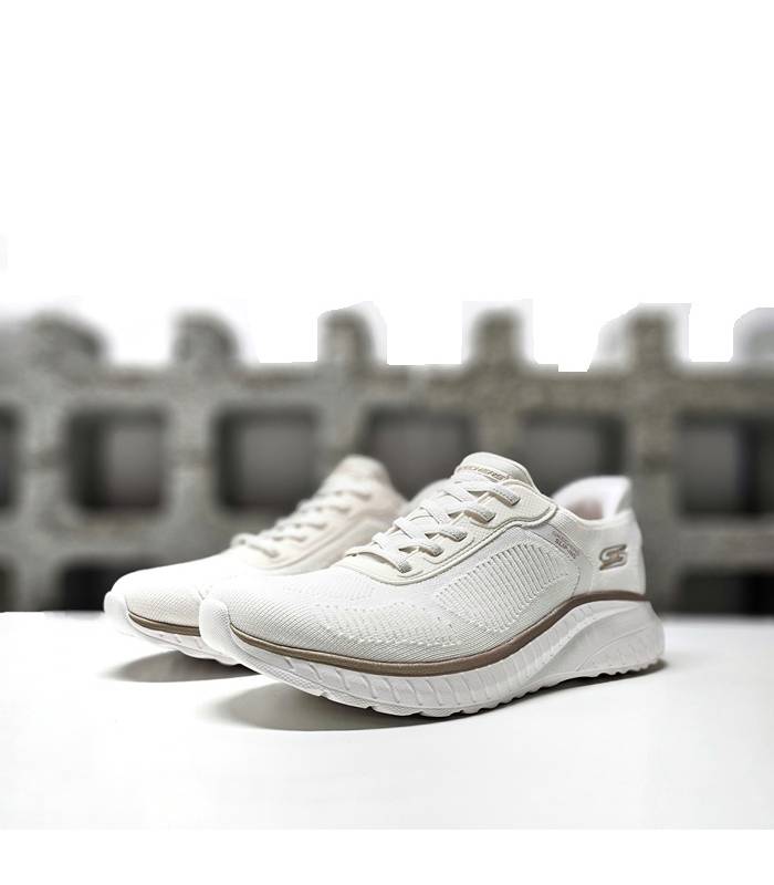 Skechers Slip-ins mujer blancas