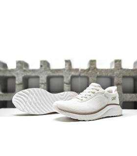suela flexible Skechers blancas mujer