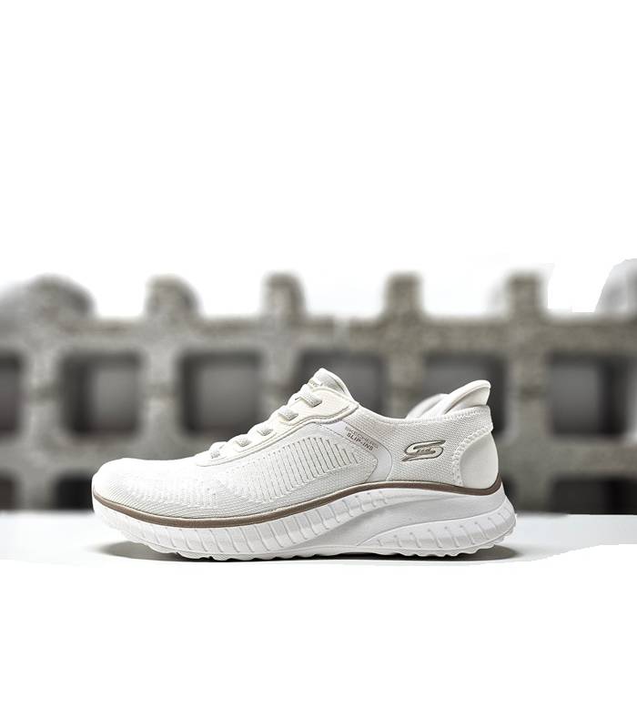 Skechers blancas mujer perfil