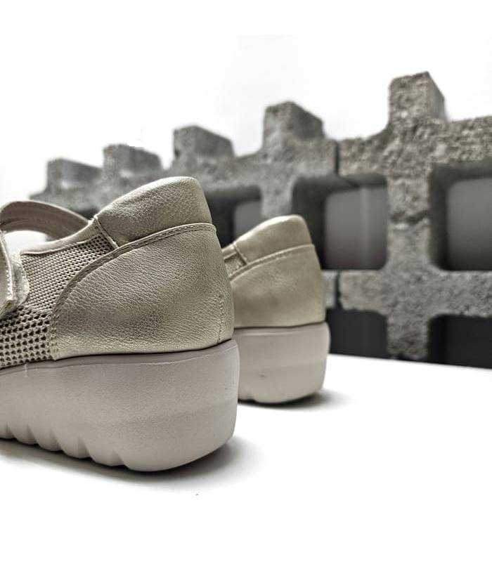 talonera piel merceditas confort beige