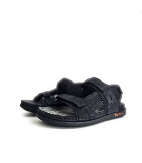 sandalias hombre Luisetti piel negras