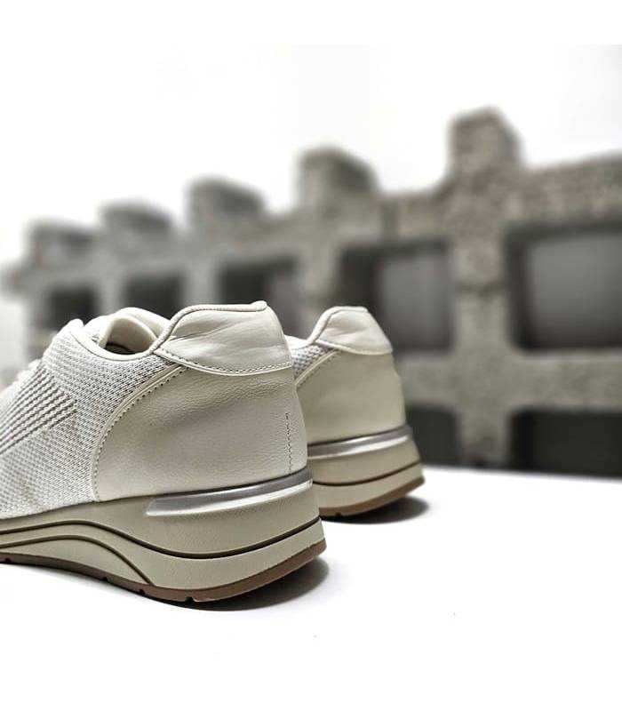 talón piel zapatillas mujer