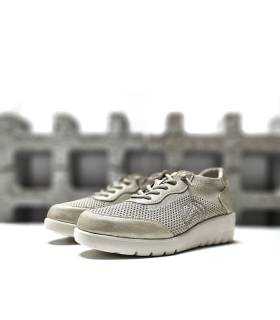 zapatillas mujer beige cuña confort Treinta’s