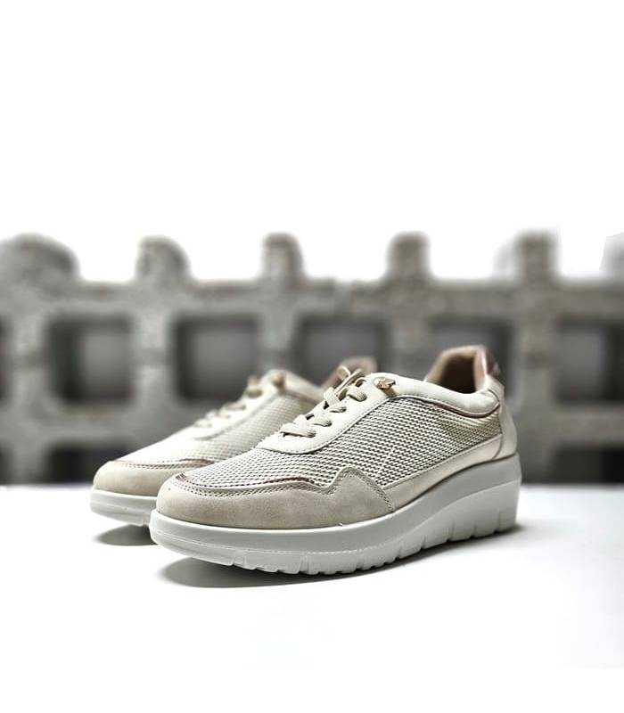 zapatos cuña Mysoft mujer 26M314 Natural