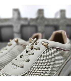 zapatillas cordones elásticos mujer Natural