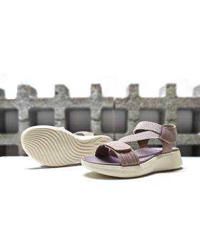 sandalias rosas ligeras mujer verano suela EVA