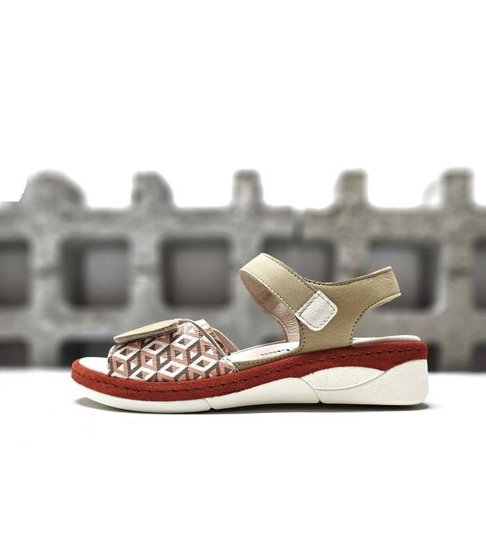 sandalias Comfort Class estampado geométrico mujer