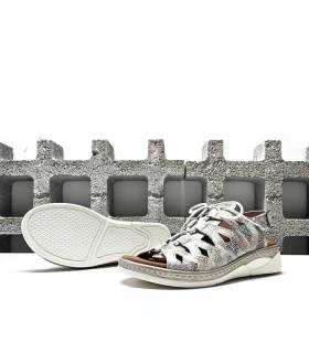viat de la sulea de sandalias en tonos beige de comfort Class