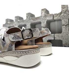 sandalias tonos beige Comfort Class mujer cuña cómoda