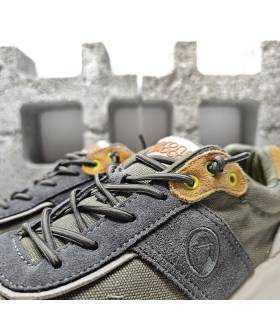 zapatillas hombre cordón elástico Coronel Tapiocca verdes