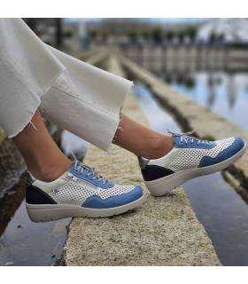 zapatos de lauara azaña de verano puestos