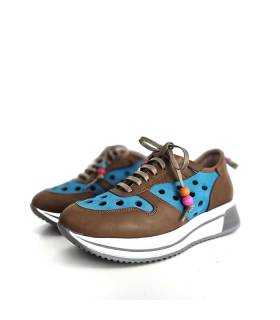 zapatos Nival mujer piel troquelada
