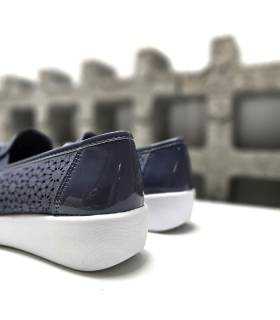 Talón y acabado trasero zapatos Doctor Cutillas ligeros azules