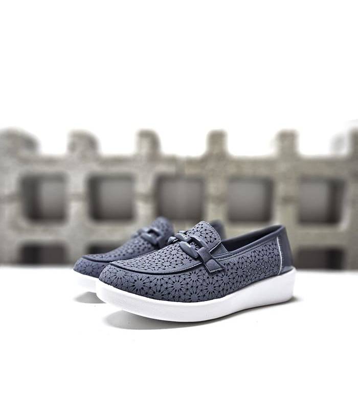 Mocasines mujer ligeros Doctor Cutillas azules