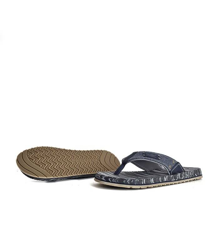sandalias azules dedo hombre Skechers suela flexible