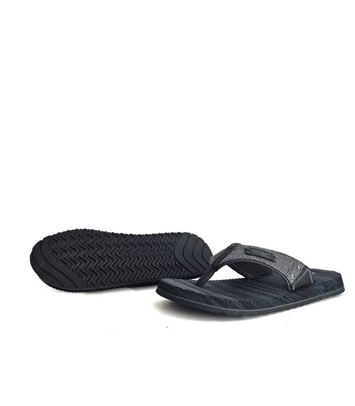 suela con tracción chanclas negras casual hombre verano