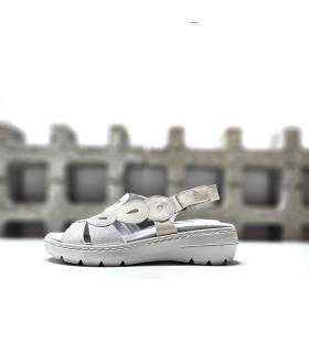 sandalias mujer pies sensibles Suave Mit blancas