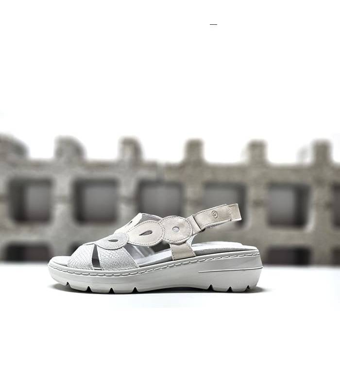 sandalias mujer pies sensibles Suave Mit blancas