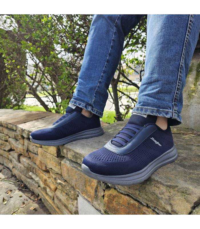 Zapatillas jhayber canela navy hombre verano puesyas