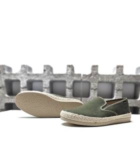 suela flexible alpargatas hombre verano verdes