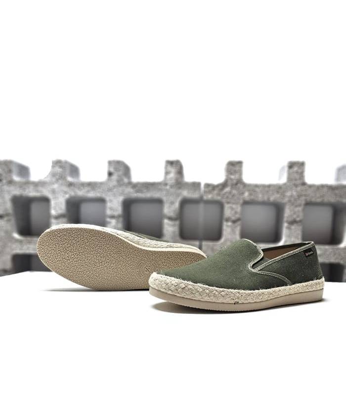 suela flexible alpargatas hombre verano verdes