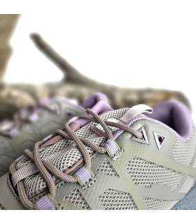 detalle cordones y tejido transpirable zapatillas senderismo mujer Elementerre
