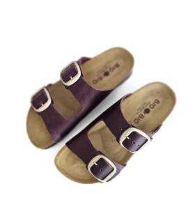 vista superior sandalias bio fabricación España