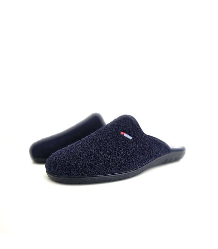 zapatillas casa verano hombre rizo azul Cabrera