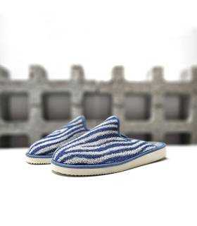 zapatillas descalzas verano mujer Pelusin rizo azul