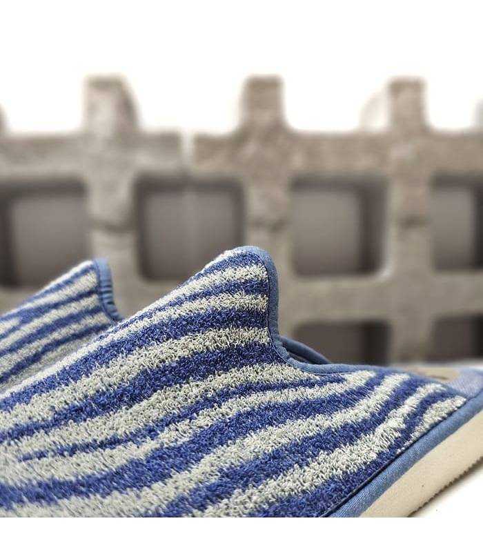 zapatillas ligeras casa mujer verano cómodas, detalle tejido