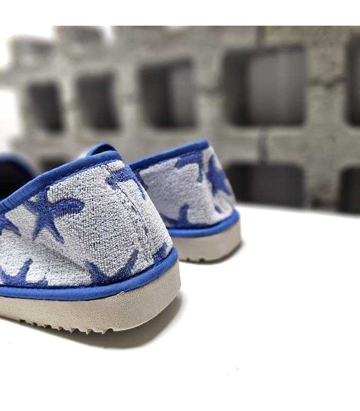 vista trasera zapatillas casa cómodas verano Pelusín