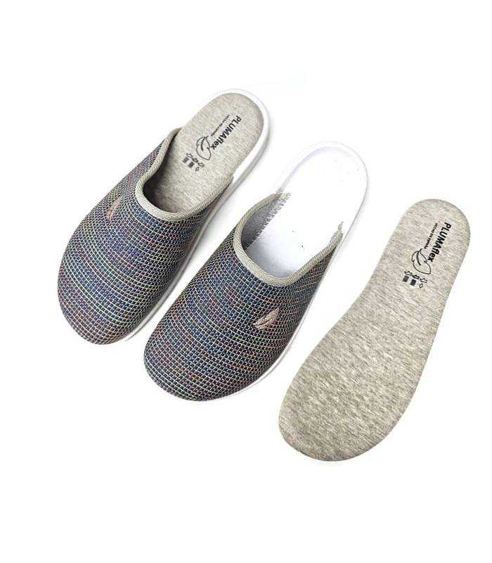 zapatillas casa mujer plantilla extraible memory foam Plumaflex