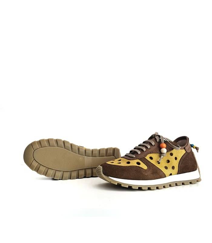 zapatillas casual mujer suela dentada flexible Nival