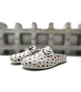 zapatillas casa mujer lunares Cabrera descalzas verano