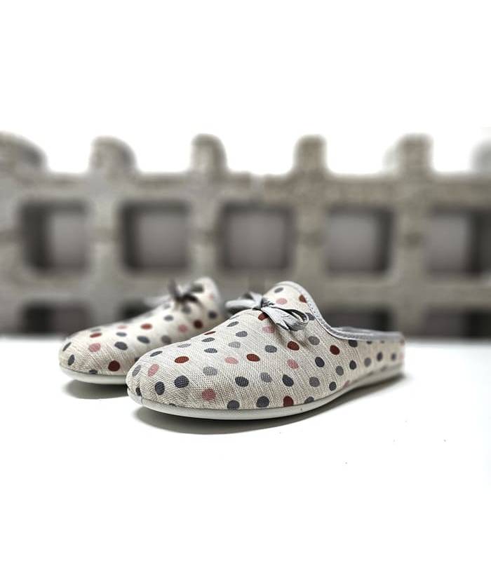 zapatillas casa mujer lunares Cabrera descalzas verano