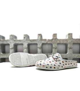 zapatillas casa abiertas talón mujer suela antideslizante