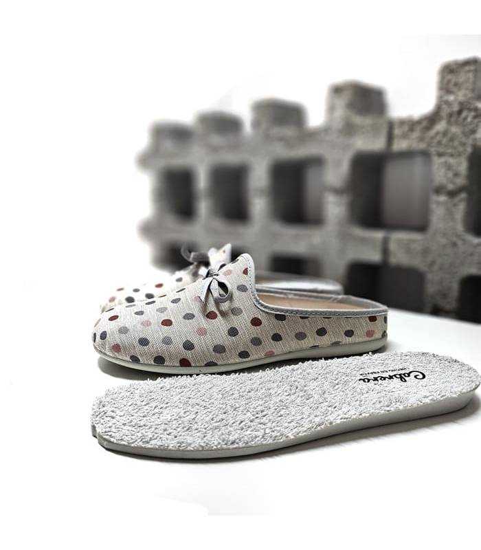 plantilla extraíble rizo zapatillas casa mujer verano