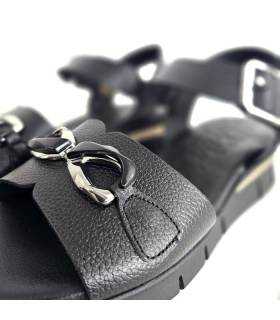 sandalias verano negras elegantes