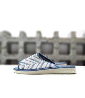 Zapatillas casa abiertas mujer frescas textiles