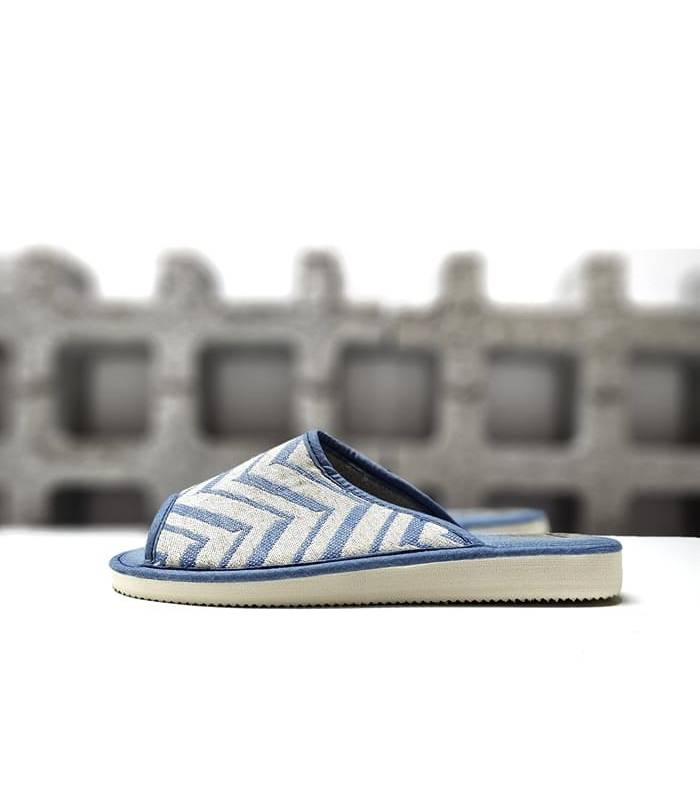 Zapatillas casa abiertas mujer frescas textiles