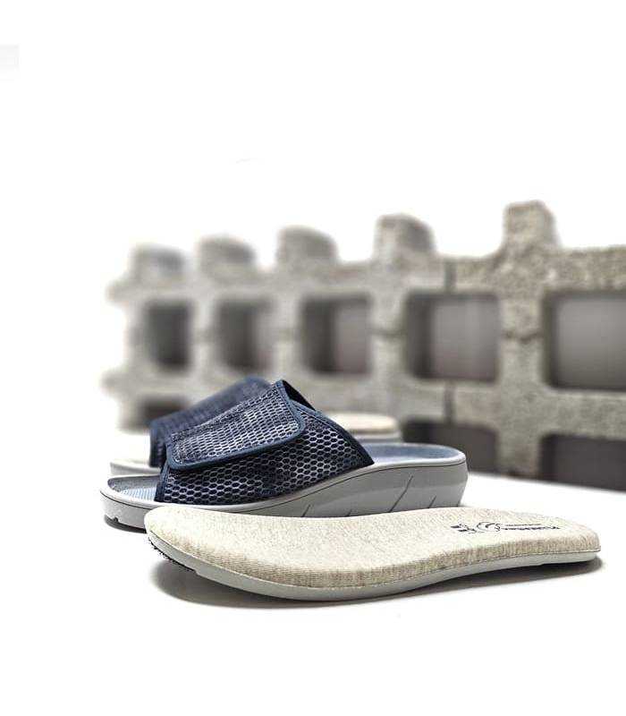 interior plantilla viscoelástica zapatillas verano