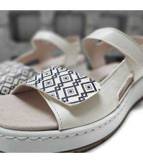 sandalias Comfort Class blancas Oslo