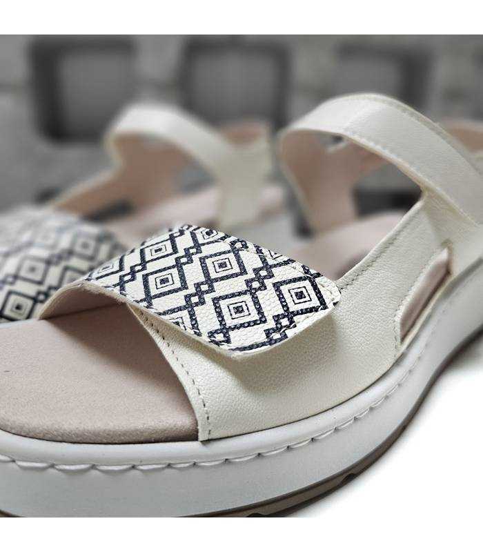 sandalias Comfort Class blancas Oslo