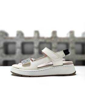 sandalias cómodas mujer verano blancas
