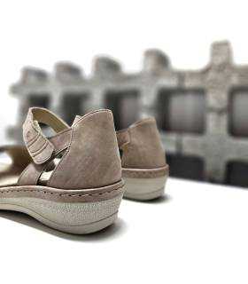 sandalias confort mujer talón cerrado