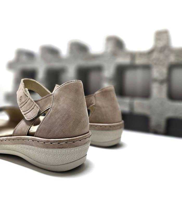 sandalias confort mujer talón cerrado