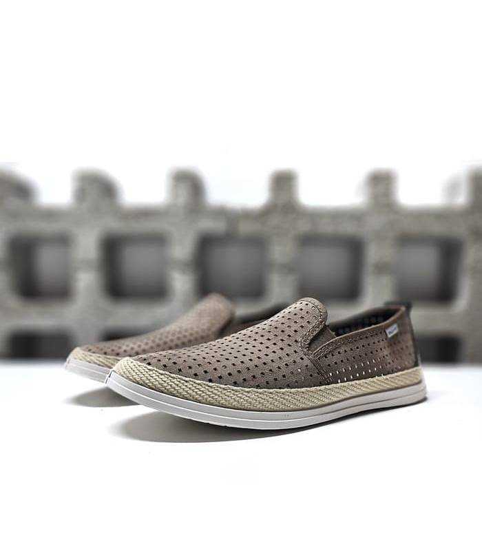 alpargatas hombre piel marrones
