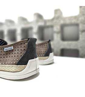 alpargatas slip on marrones